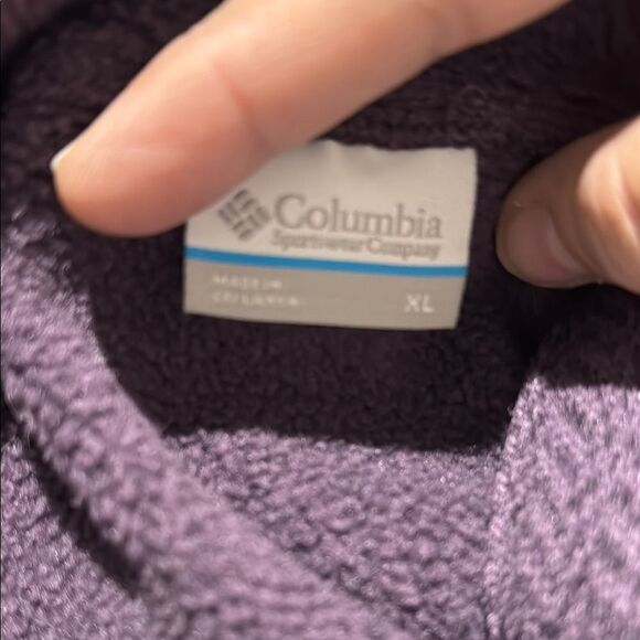 Men's Columbia Purple Sweathirt - Picture 3 of 4